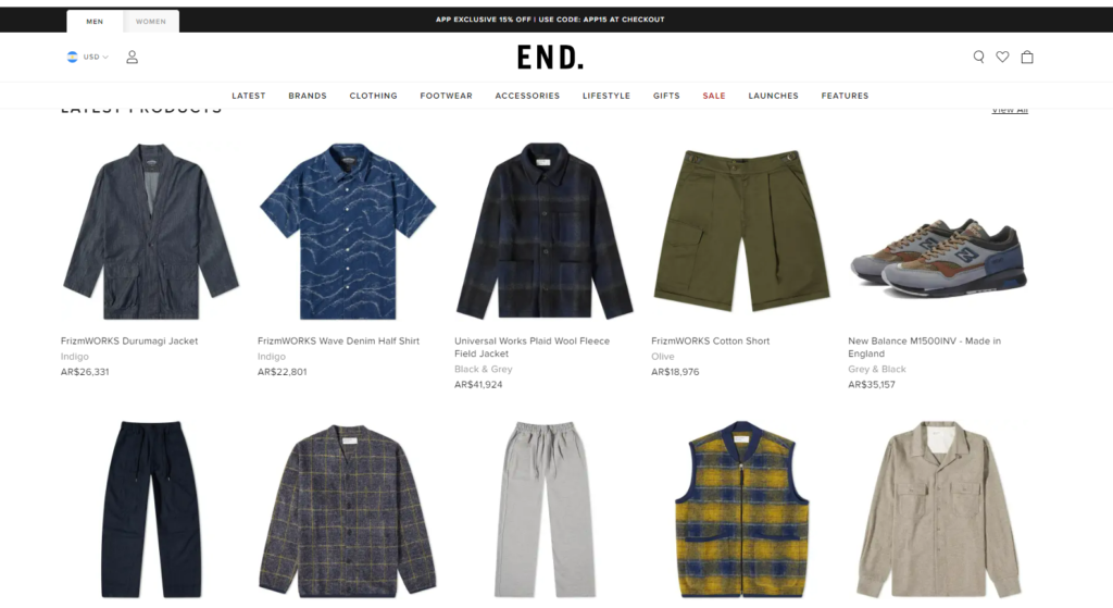 End Clothing - The Trendy Clothing Store
